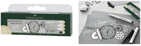Produktbild Faber-Castell PITT Artist Pen Tuschezeichne (Schwarz, Weiss, 4 x)