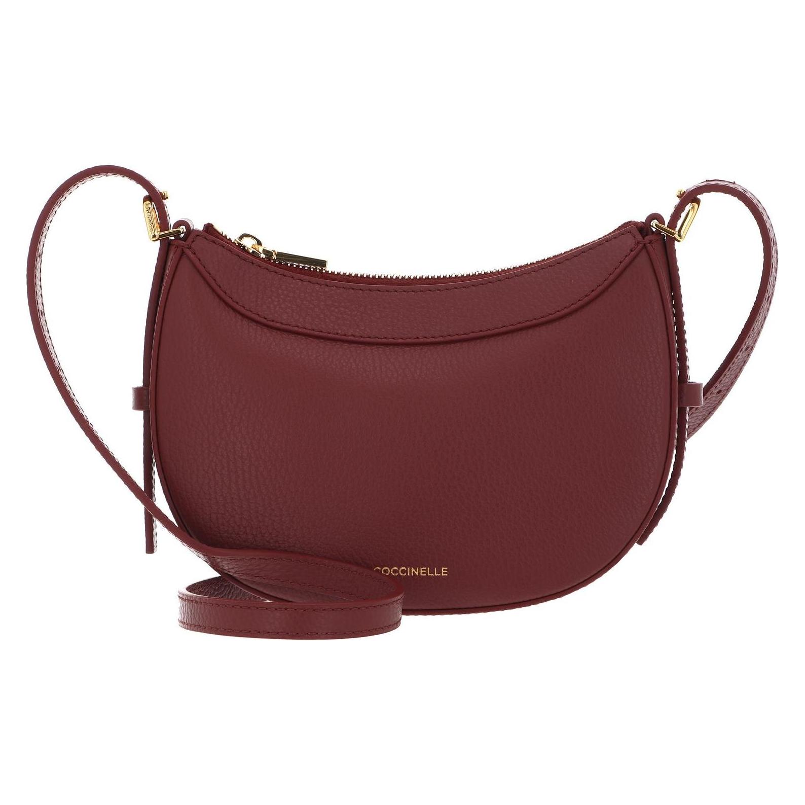 Coccinelle, Damen, Handtasche, Whisper Grained Leather Mini Bag, Braun