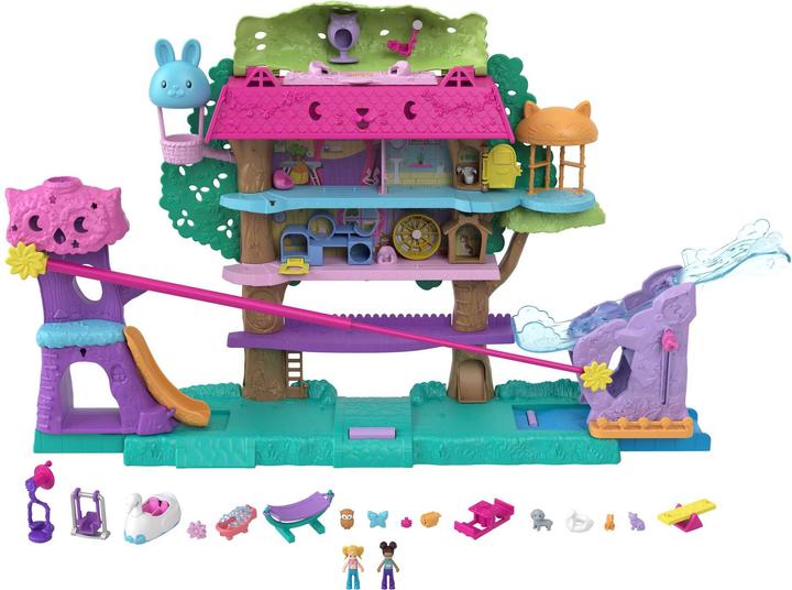 Produktbild Polly Pocket Tierparty Baumhaus