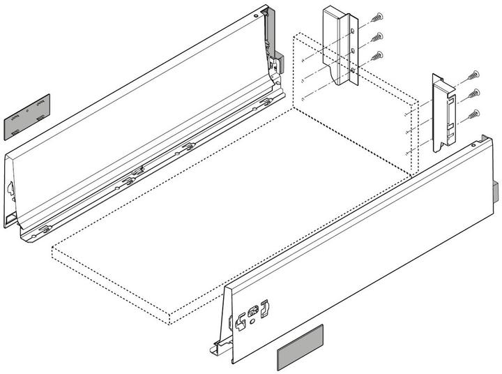 Immagine prodotto Blum Set completo di cassetti Tandembox K