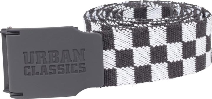 Actual product image Urban Classics UC Canvas Belt Checkerboard 150cm (One size)