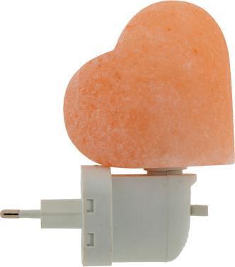 Actual product image Berk Salt crystal night light "Heart"