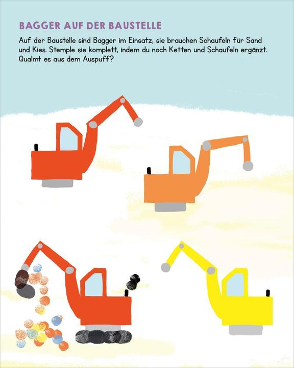 Image du produit Meine allerersten Fingerstempel Fahrzeu