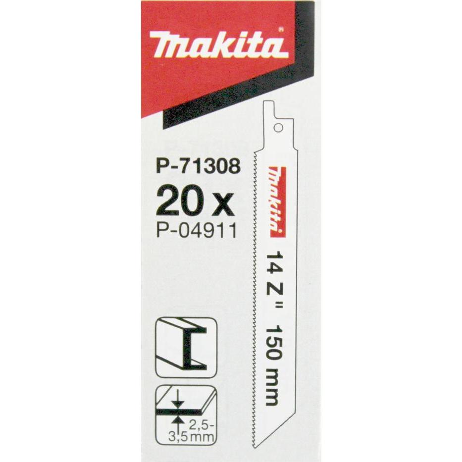 Thumbnail - Makita, Sägeblatt, Reciproblatt BIM 150/14Z 20Stk