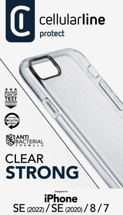 Image du produit Cellularline Clear Duo (Apple iPhone 7, Apple iPhone SE (2ème génération), Apple iPhone SE (3ème génération))