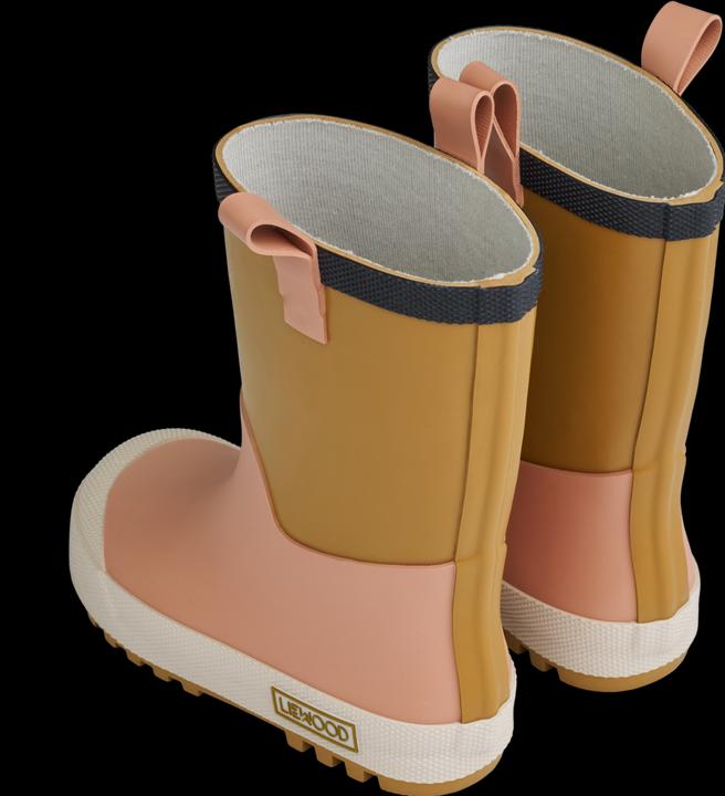 Actual product image Liewood Rubber Boots Sasha Natural Rubber Tuscany Rose Multi Mix (30)