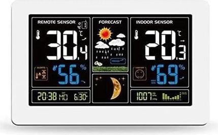 Actual product image Olight Stacja pogodowa TE81W weather station, extra large colour LCD, temperature, humidity, pressure, RCC