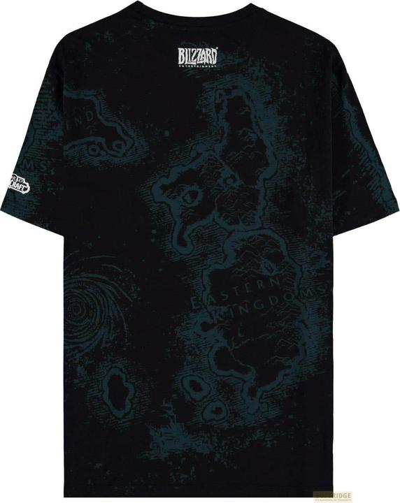 Immagine prodotto Difuzed World of Warcraft - Mappa di Azeroth - Maglietta a maniche corte da uomo - 2XL (XXL)