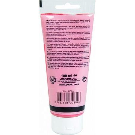 Thumbnail - Pebeo, Künstlerfarbe + Bastelfarbe, Studio Acrylics Feine Acrylfarben (Blaurot Irisierend, 100 ml)