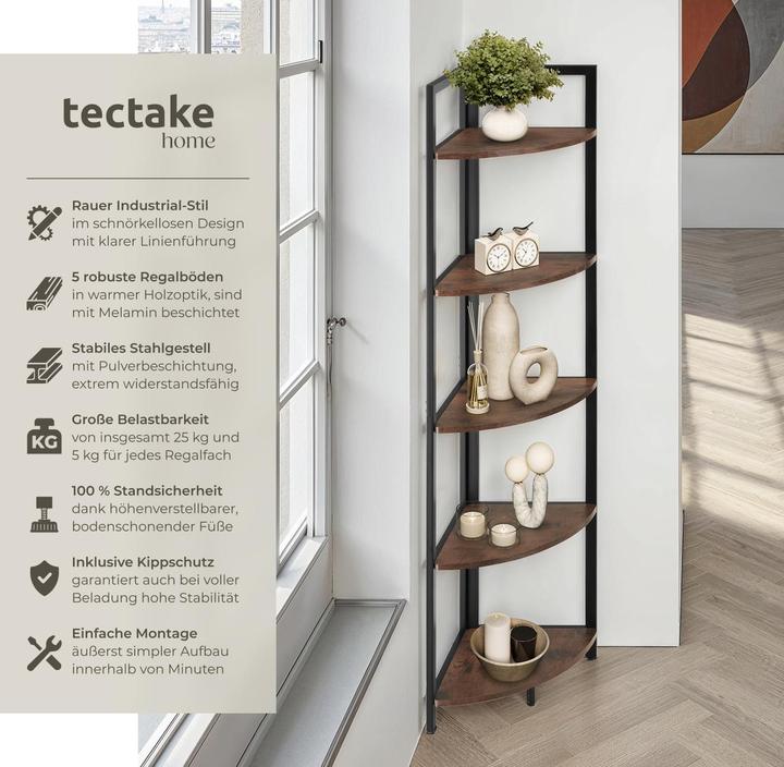 Immagine prodotto tectake Castlebar (30 x 30 x 150 cm)