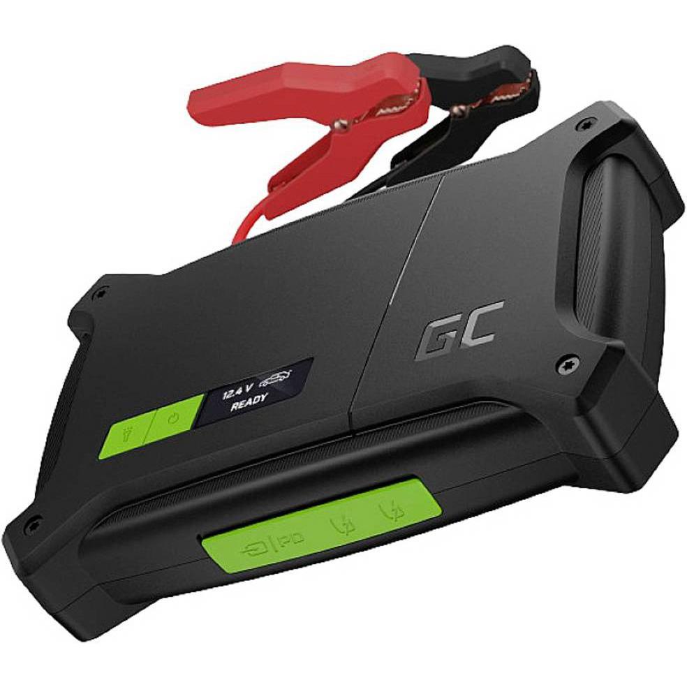 Thumbnail - GreenCell Ladegerät und Starthilfe Powerbank (16000 mAh, 80 W, 59.20 Wh), Powerbank, Schwarz