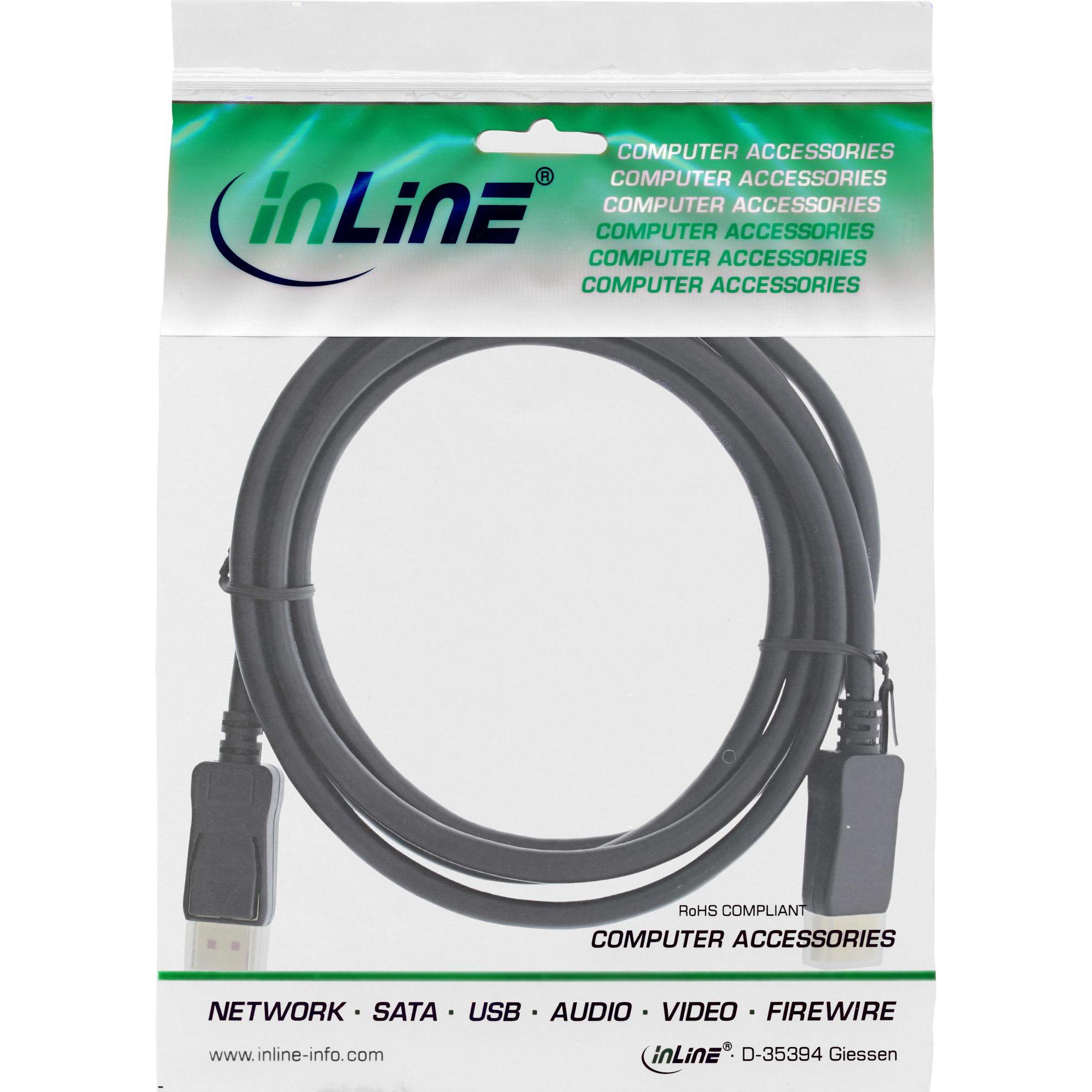 Thumbnail - InLine DisplayPort — DisplayPort (3 m, DisplayPort), Video Kabel