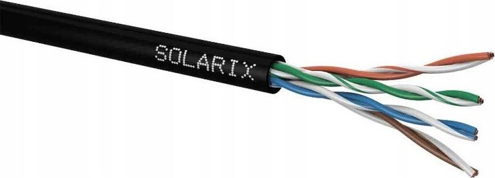 Produktbild Solarix Kabel Instalacyjny Cat5e Utp Pe Fc (U/UTP, CAT5e, 305 m)
