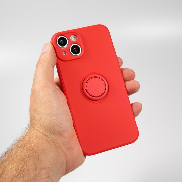 Produktbild PhoneLook Hülle Soft Touch mit Ring (Apple iPhone 14)