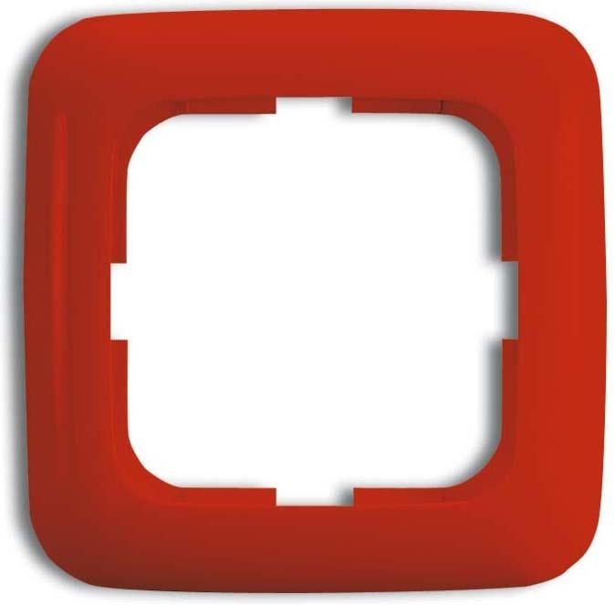 Actual product image Busch-Jaeger Cover frame red RAL3020 2511-217-101 Reflex SI Frame