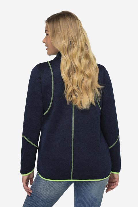Produktbild Laurasøn Fleecejacke, Kapuze, Schmucknähte, OEKO-TEX (M)