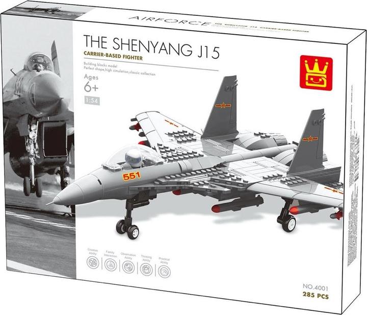 Actual product image Wange J15 fighter jet