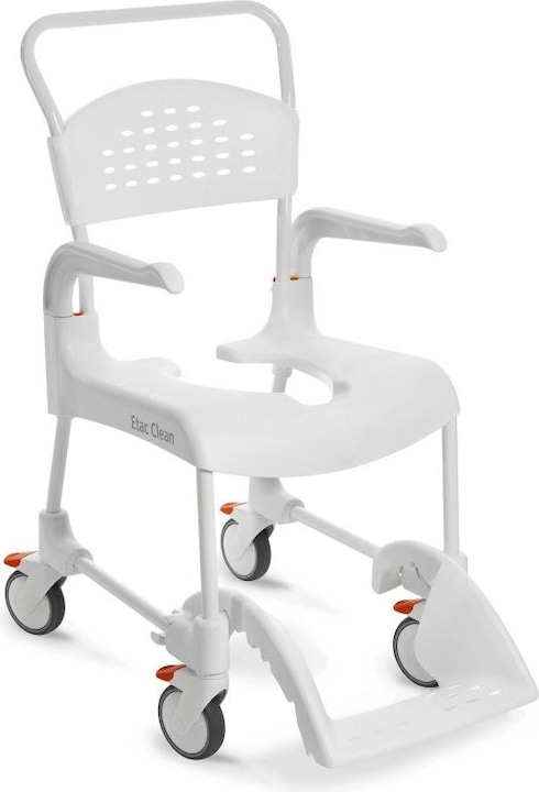 Immagine prodotto Songmics ETAC Clean 60 sedia a rotelle con funzione WC Bianco