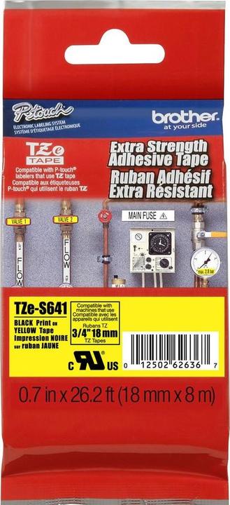 Produktbild Brother Tze-S641 (1.80 cm, Grau)