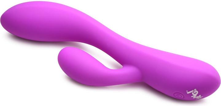 Actual product image Frisky Wiederaufladbarer Flexibler Rabbit-Vibrator Aus Silikon Lila
