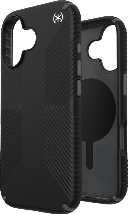 Produktbild speck Presidio2 Grip + MS Apple iPhone 17 Black - with Microban (Apple iPhone 17)