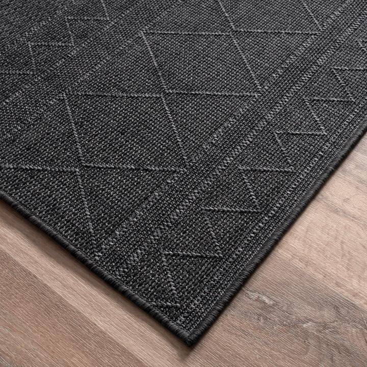 Produktbild TT Home In-& Outdoor Teppich Wetterfest Balkon Küche Wohnzimmerteppich (250 x 80 cm)