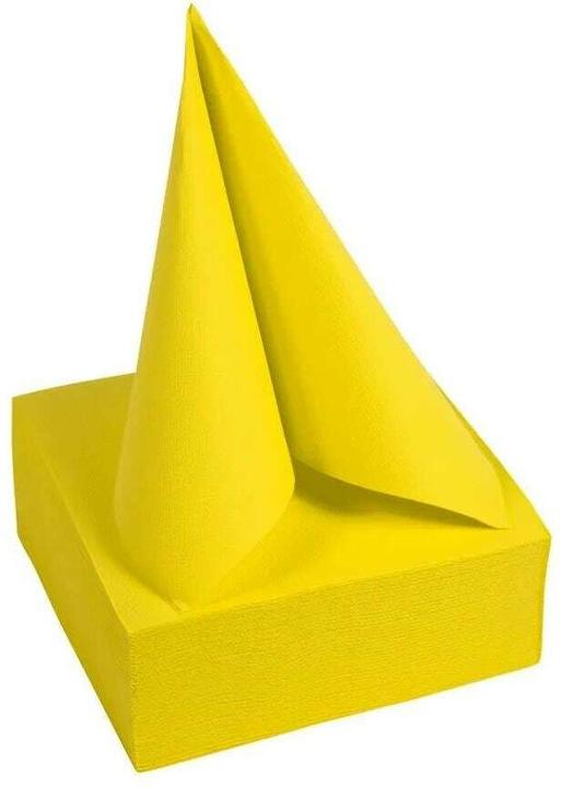 Immagine prodotto PROnappe Tovaglioli gialli a 2 strati 19,0 x 19,0 cm 40 pezzi. (40 pz., 38 x 38 cm)