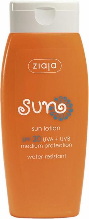 Actual product image Ziaja SUN sunscreen SPF20 150 ml (Suntan cream, SPF 20, 150 ml)
