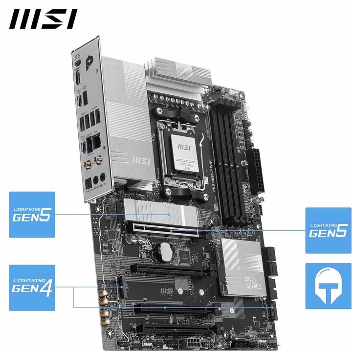 Produktbild MSI PRO B850-P WIFI (AM5, AMD B850, ATX)