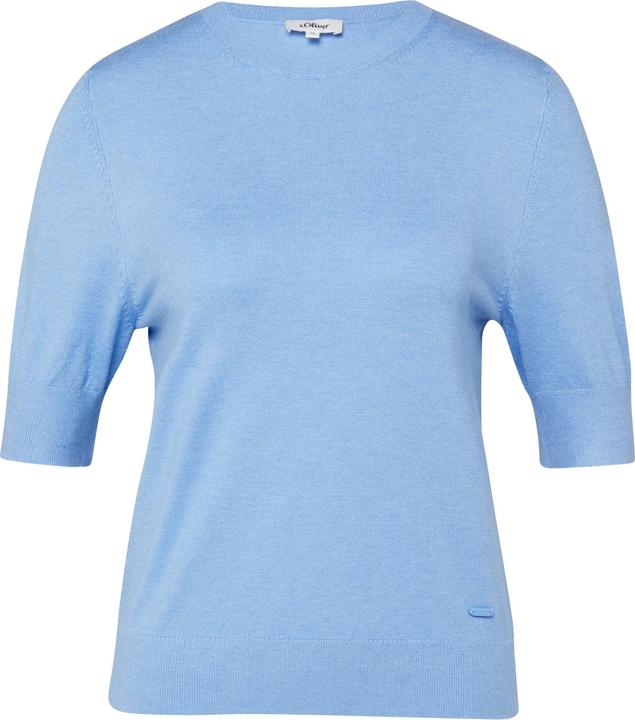 Produktbild s.Oliver Strickpullover Weicher Kurzarm-Strickpullover aus Viskosemix (34)
