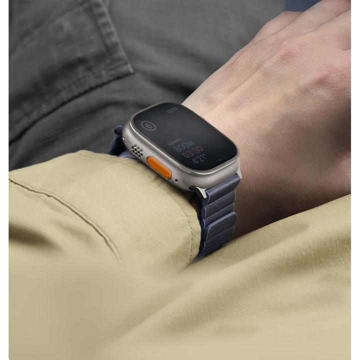 Produktbild Uniq pasek Revix Premium Apple Watch Series 1/2/3/4/5/6/7/8/SE/SE2 38/40/41mm Edition Reversible Mag (41 mm, ecological leather, Genuine Leather, Plastic, Silicon, Silicone, Stainless Steel)