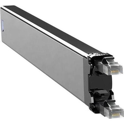 PATCHBOX Slimpatchkabel Kassette 365, STP, 0.8m Schwarz (STP, CAT6, 0.80 m), Netzwerkkabel