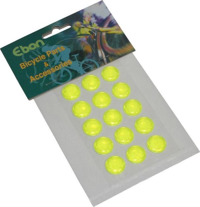 Produktbild P2R 15er Pack reflektierende Aufkleber rund (15 Sticker)