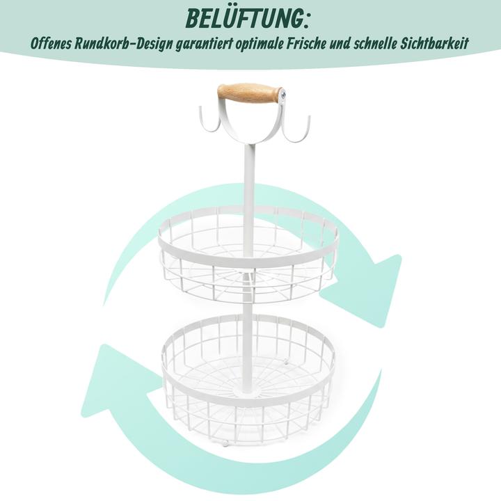 Produktbild Relaxdays Obstkorb-Etagere