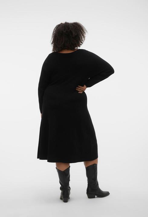 Produktbild Vero Moda VMCNANCY LS BOATNECK DRESS GA EXC CUR Strickkleid (50)