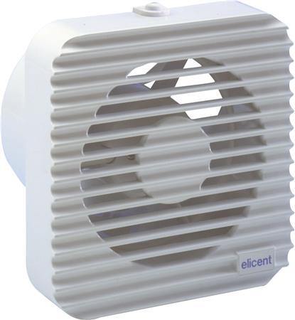 Actual product image Maico Fan Muro 150 with timer 0.5-20 min. and hygrostat 40-90% RH. Air volume 320 m³/h. Dimension