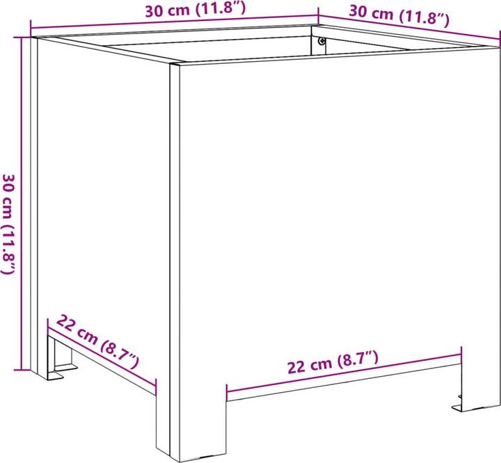 Produktbild vidaXL Pflanzkübel
