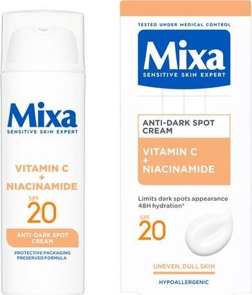 Actual product image Mixa Vitamin C + Niacinamide (50 ml, Day cream, SPF 20)