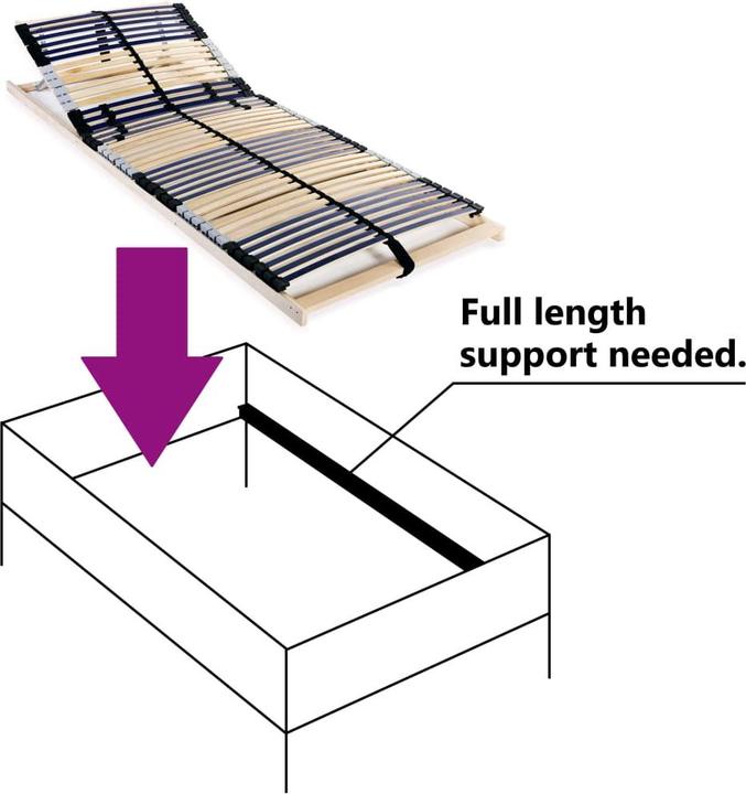 Actual product image vidaXL Lattenrost