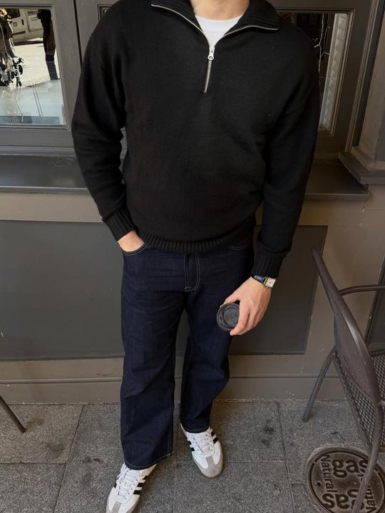 Produktbild Jack & Jones Jjesoho Ollie Knit Half Zip Sn (XL)