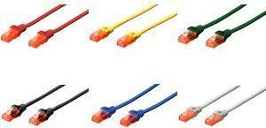 Produktbild Digitus CAT 6 U/UTP Patchkabel - LSZH, 5 Stück (U/UTP, CAT6, 10 m)