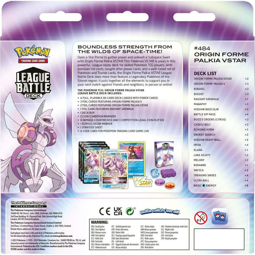Thumbnail - Pokémon Palkia V-Star League Battle Deck (Englisch)