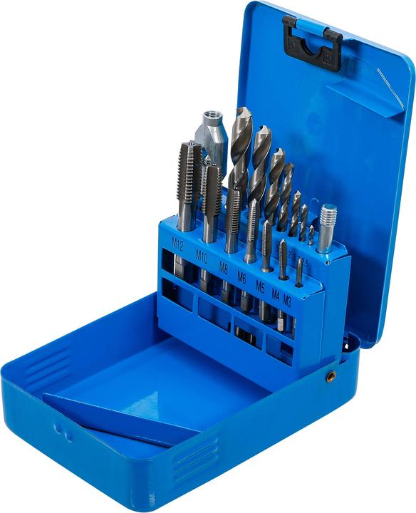 Actual product image BGS Tapping/HSS drill bit set