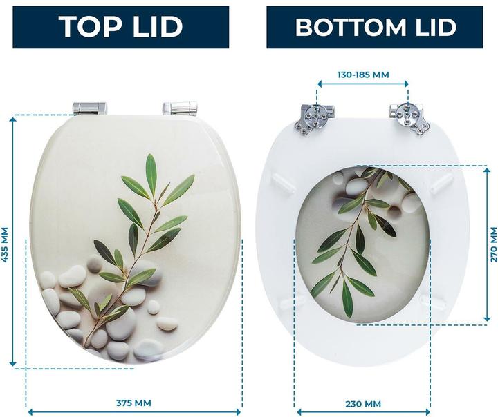 Produktbild Benkstein Toilettensitz MDF, Hellgrau