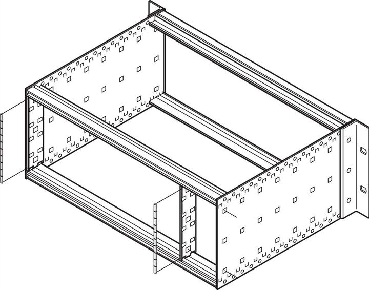Image du produit Schroff Blindage CEM entre la carte bus et le panneau latéral - TRAEGERLEISTE F BPL 3
