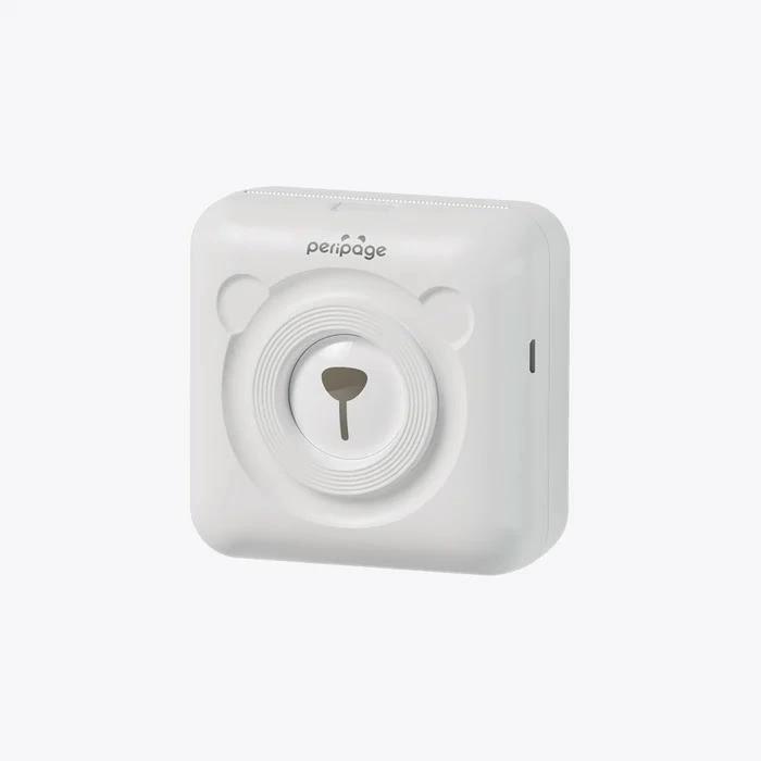 Produktbild PeriPage Mini Fotodrucker A6 - Weiss, 203 dpi (Thermotransfer, Schwarz-Weiss)