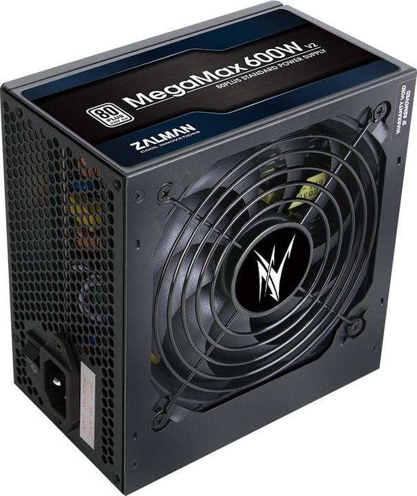 Actual product image Zalman MegaMax 600W power supply (ZM600-TXII) (600 W)