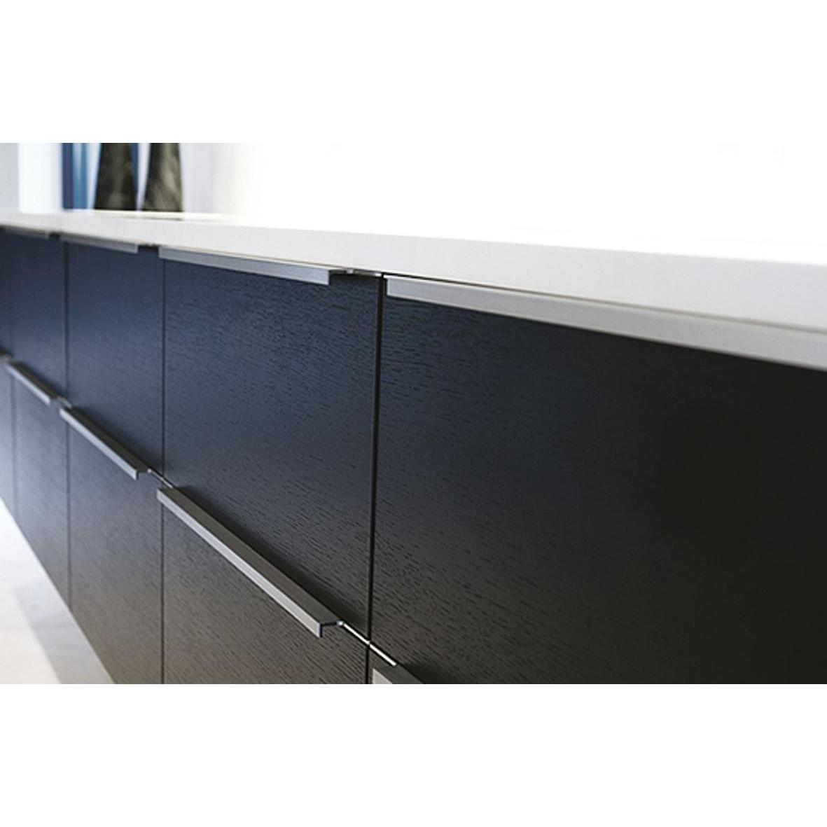 Thumbnail - Furnipart, Möbelgriff, Trim Griffleiste Möbelgirff Länge 1195 mm Aluminium Edelstahl effekt