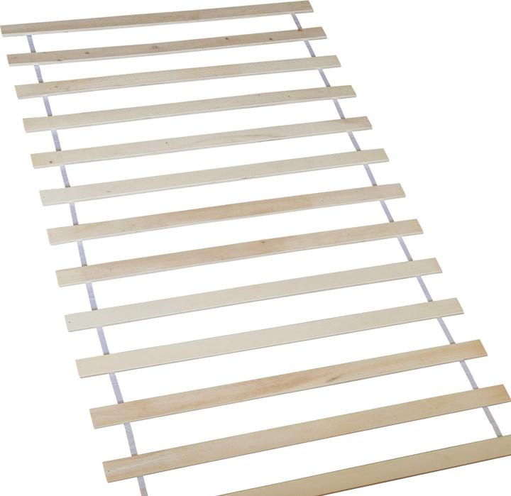 Actual product image Floki24 Slatted frame - 140 x 200 cm - Rolling slatted frame solid pine bed Rolling frame