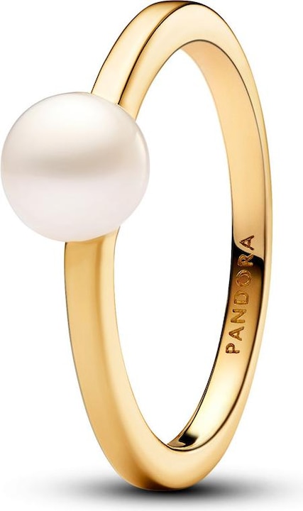 Actual product image Pandora Treated freshwater cultured pearl ring (50)